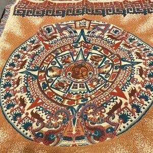 Aztec-Inspired Tapestry Wall Decor